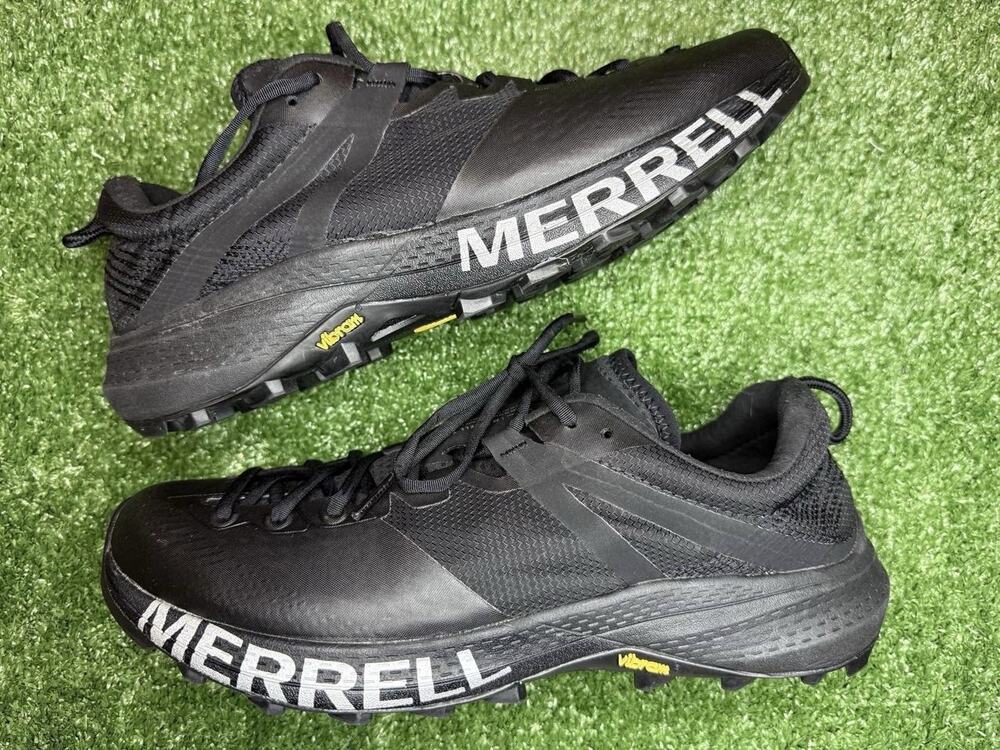 🔥 MERRELL MTL MQM Black Trail Sneakers Mens 9 EXCELLENT 🚀